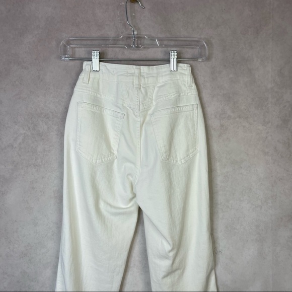 CLOSED Pedal Pusher White High Rise Straight Leg Jeans Women's Size IT 36 US 23 - Picture 8 of 9